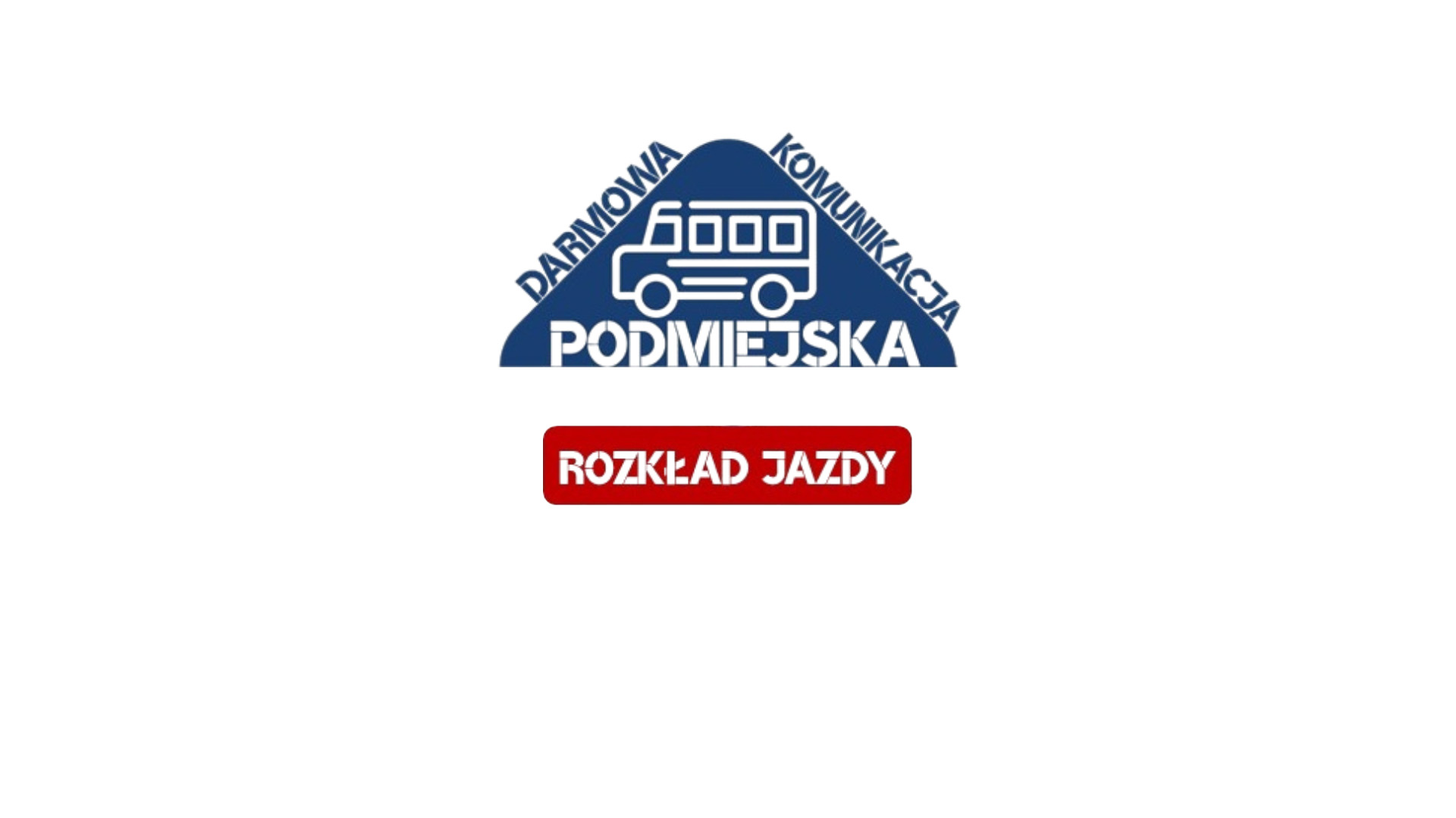rozkład jazdy baner