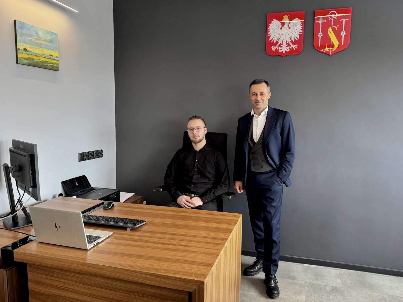 Hubert Glowicki dzien w fotelu wojta